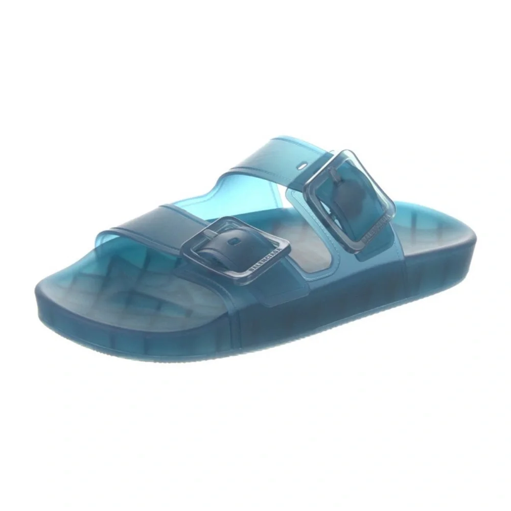 NEW Balenciaga Two Strap Slides - Picture 2 of 7